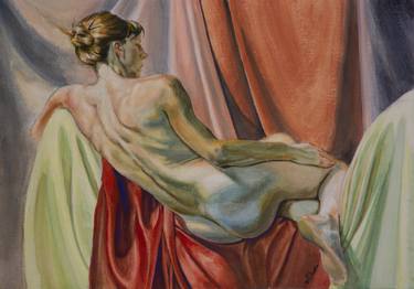 Original Figurative Nude Paintings by Julie Castillo