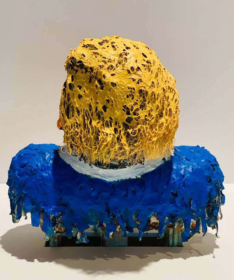 Original Conceptual Politics Sculpture by Julie Castillo