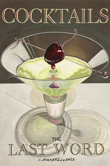 Original Art Deco Food & Drink Paintings by Julie Castillo