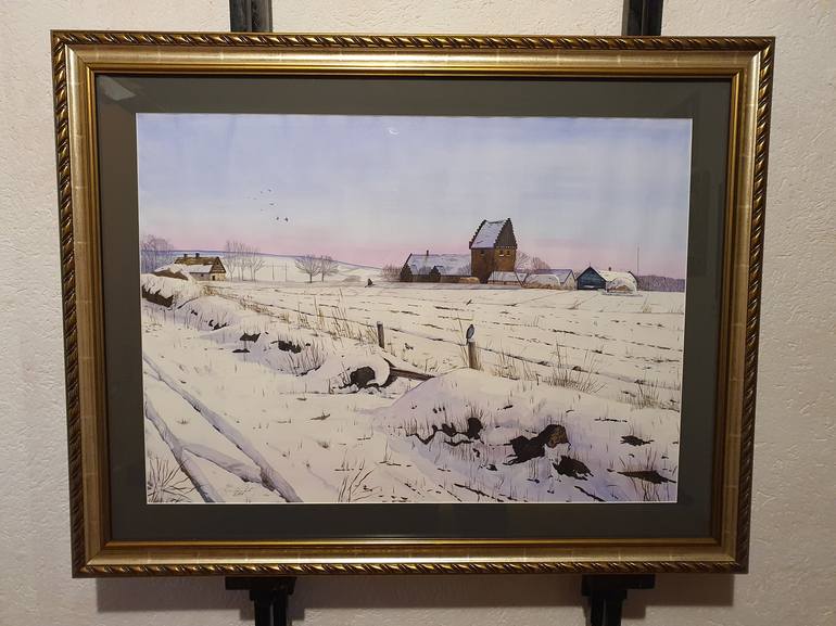 Original Realism Landscape Painting by Bojan Stricevic