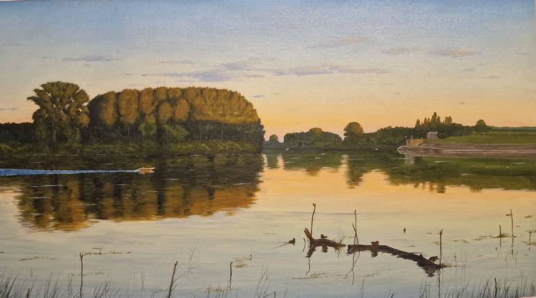 Original Realism Landscape Painting by Bojan Stricevic