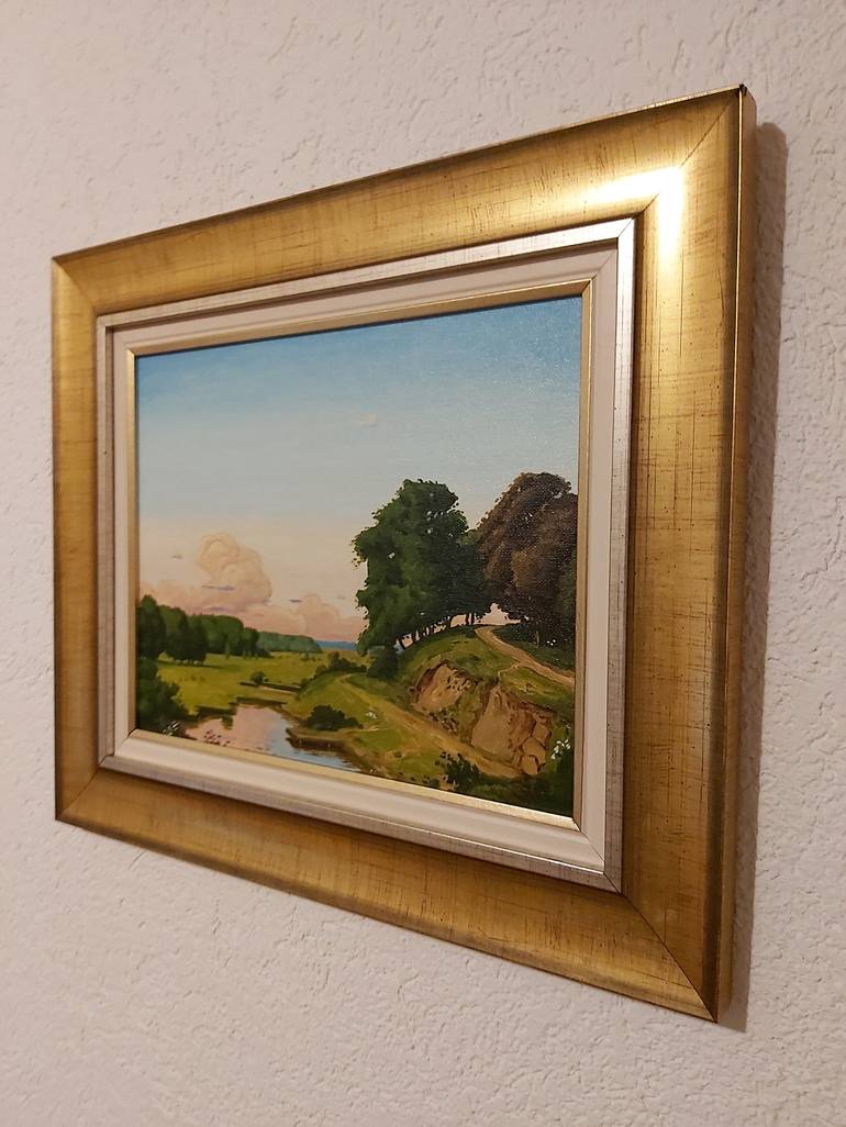 Original Impressionism Landscape Painting by Bojan Stricevic