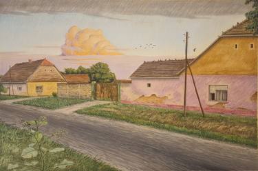 Original Realism Landscape Painting by Bojan Stricevic