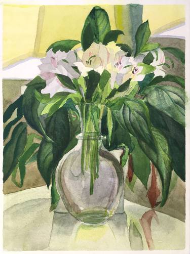 Original Floral Paintings by Sandy Ostrowska