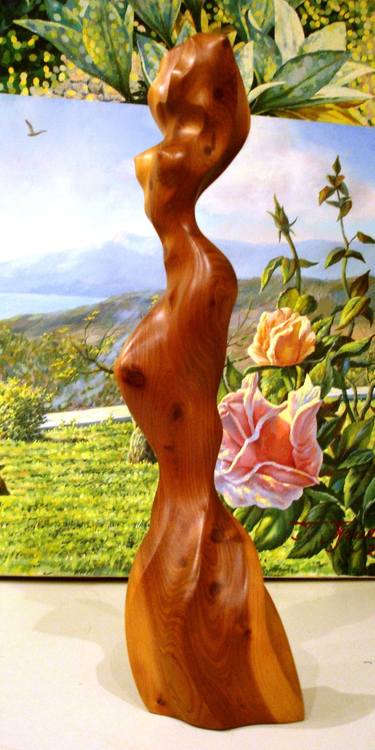 Original Modern Nude Sculpture by George Tril