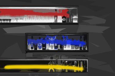 Original Pop Art Geometric Photography by Pop Up Art