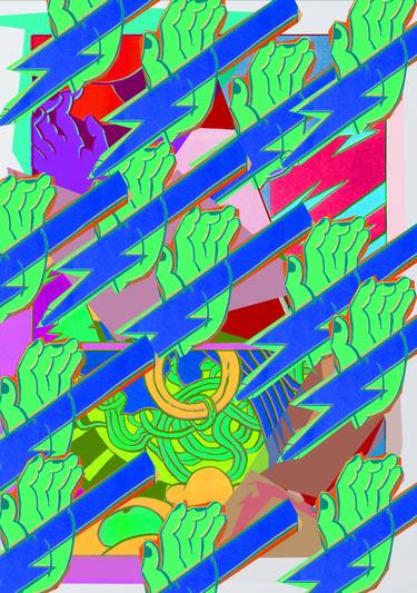 Original Pop Art Geometric Photography by Pop Up Art