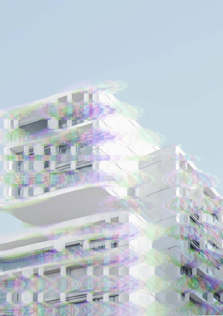 Original Pop Art Geometric Digital by Pop Up Art