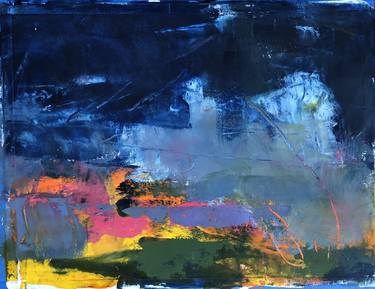 Original Abstract Expressionism Landscape Paintings by Bobbie Jansen