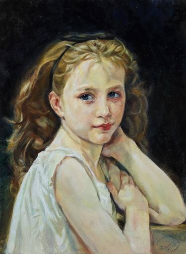 "Рead girl " Copy William-Adolphe Bouguereau thumb