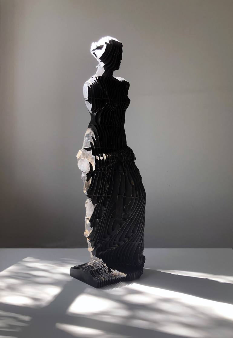 Original Minimalism Women Sculpture by April Pine