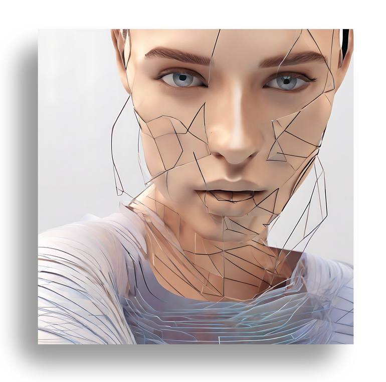 Original Women Digital by Rachelmauricio Castro | Minimalism Art on Paper | It is a human creation
