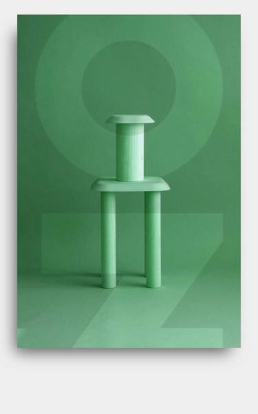 Serie "Green Objects + O Z" - Limited Edition of 1 thumb