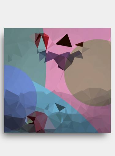 Original Illustration Geometric Digital by Rachelmauricio Castro