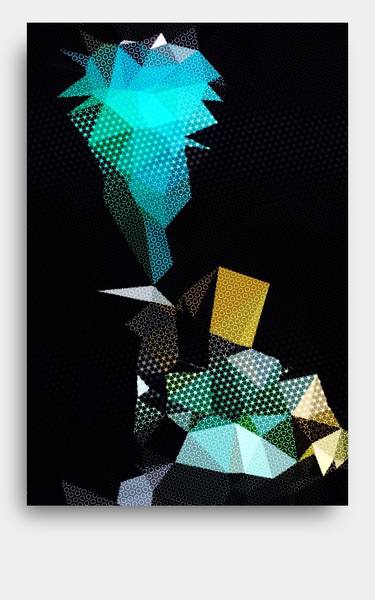 Original Illustration Geometric Digital by Rachelmauricio Castro