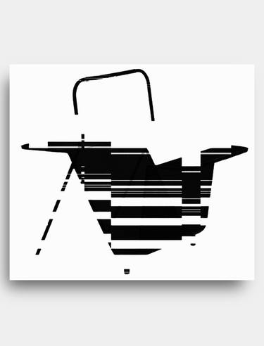 Serie: Objects + Graphic - "Chair in Code Mode" - Limited Edition of 1 thumb