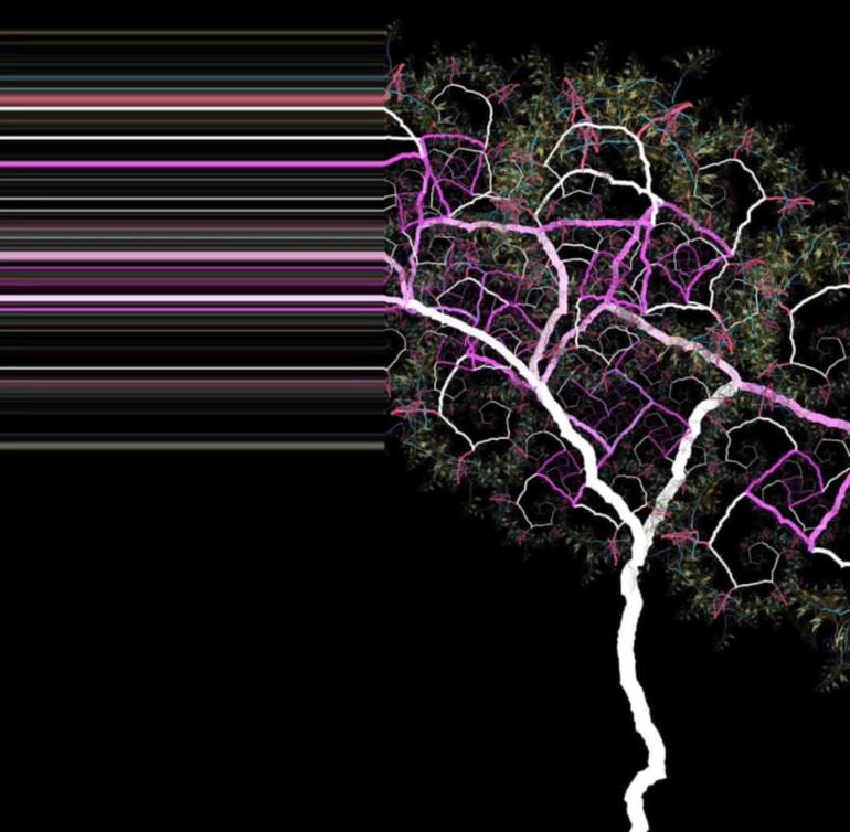 Original Conceptual Geometric Digital by Rachelmauricio Castro