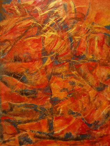 Original Abstract Painting by Susan Godfrey Bryant