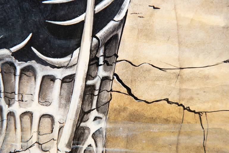 Original Surrealism Animal Painting by Gray Isi