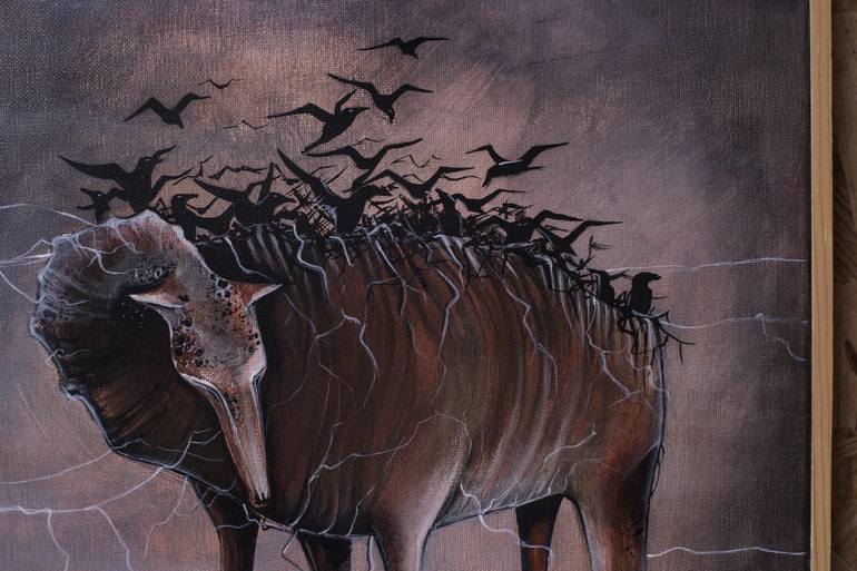 Original Animal Painting by Hobo's Art