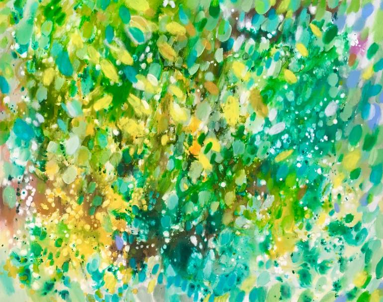 Spring Painting By Annegret Samson-jansen 