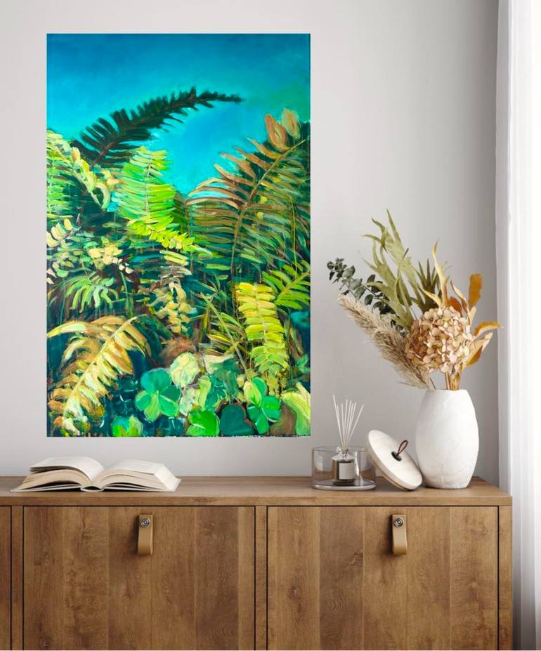 Original Impressionism Nature Painting by Leah Kohlenberg
