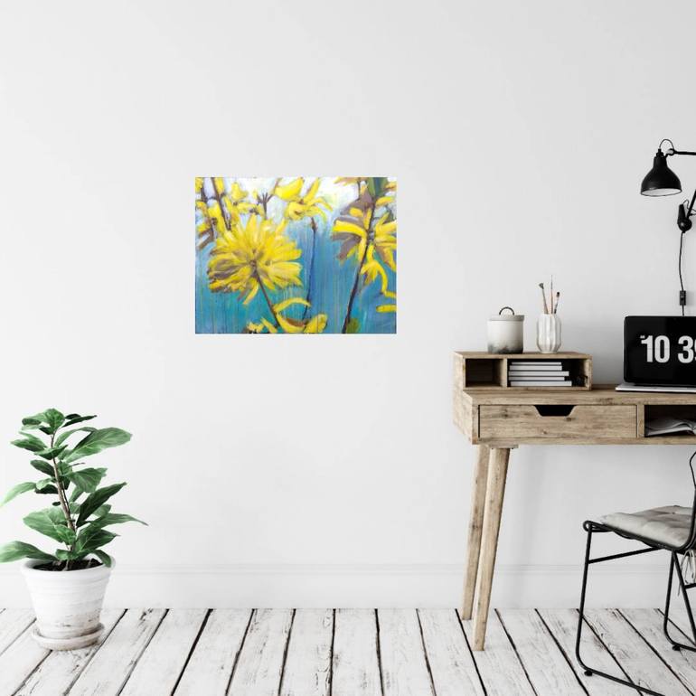 Original Impressionism Floral Painting by Leah Kohlenberg