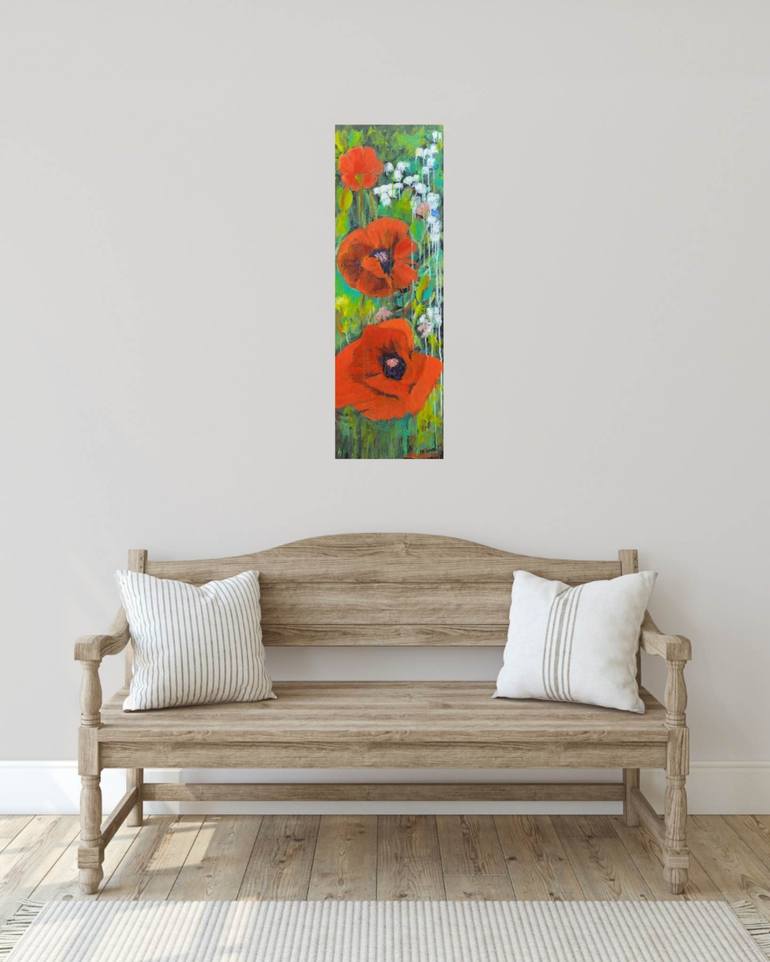 Original Floral Painting by Leah Kohlenberg