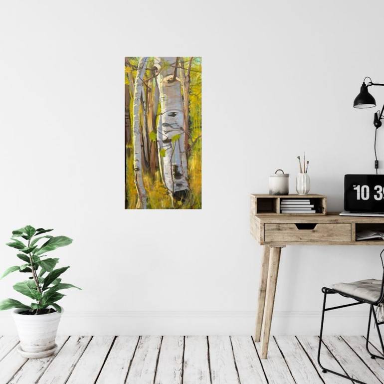 Original Impressionism Nature Painting by Leah Kohlenberg