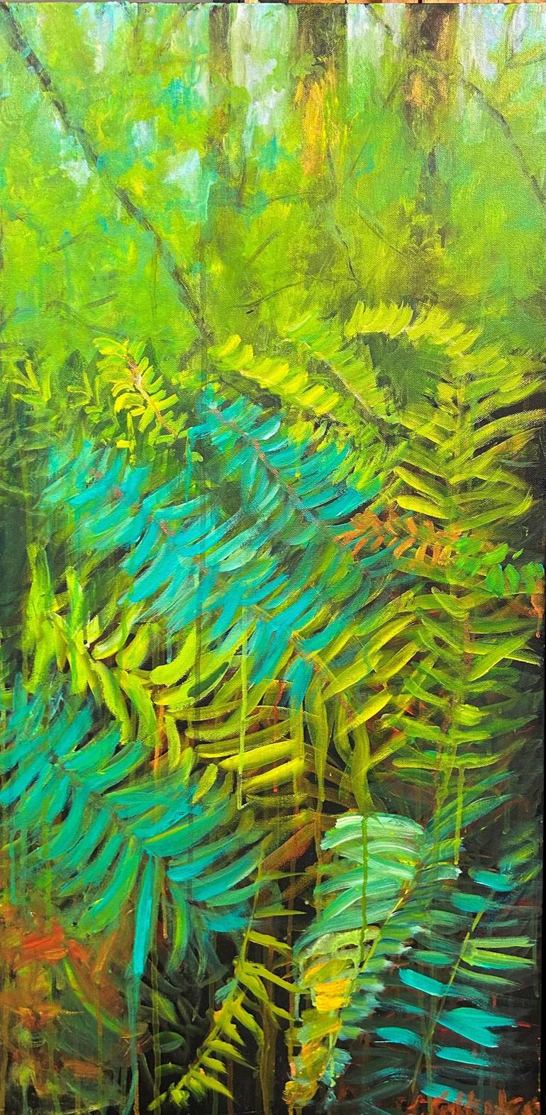 Original Impressionism Nature Painting by Leah Kohlenberg