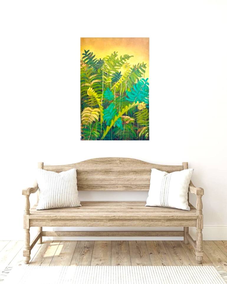 Original Impressionism Nature Painting by Leah Kohlenberg