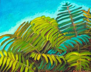 Fern Hedge in Turquoise thumb