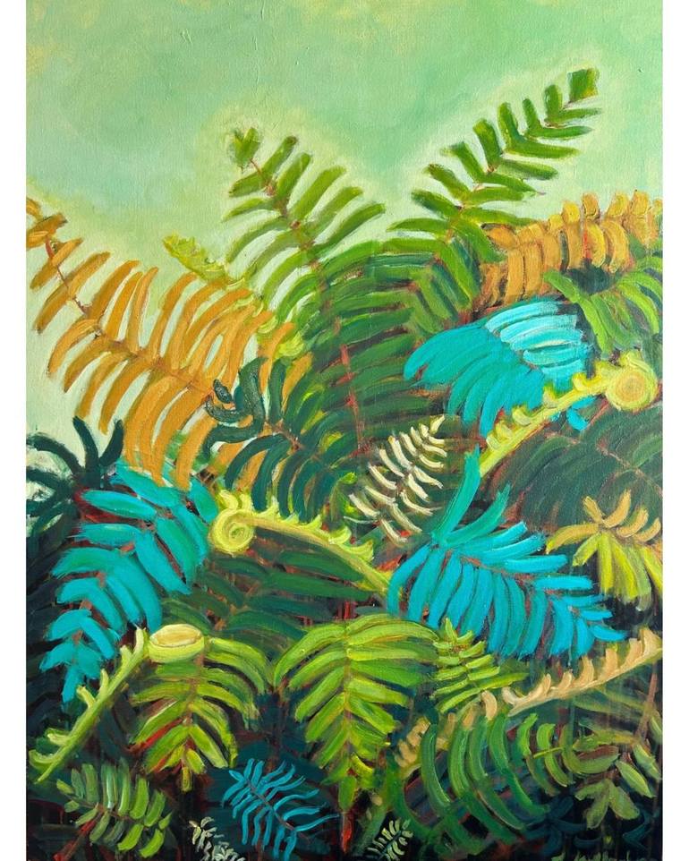 Original Impressionism Nature Painting by Leah Kohlenberg