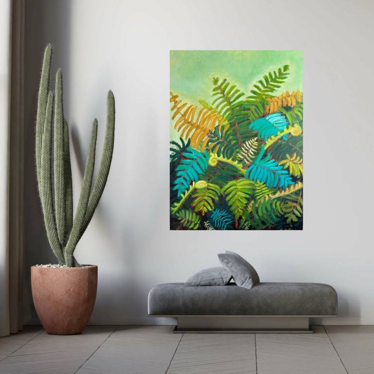 Original Impressionism Nature Painting by Leah Kohlenberg