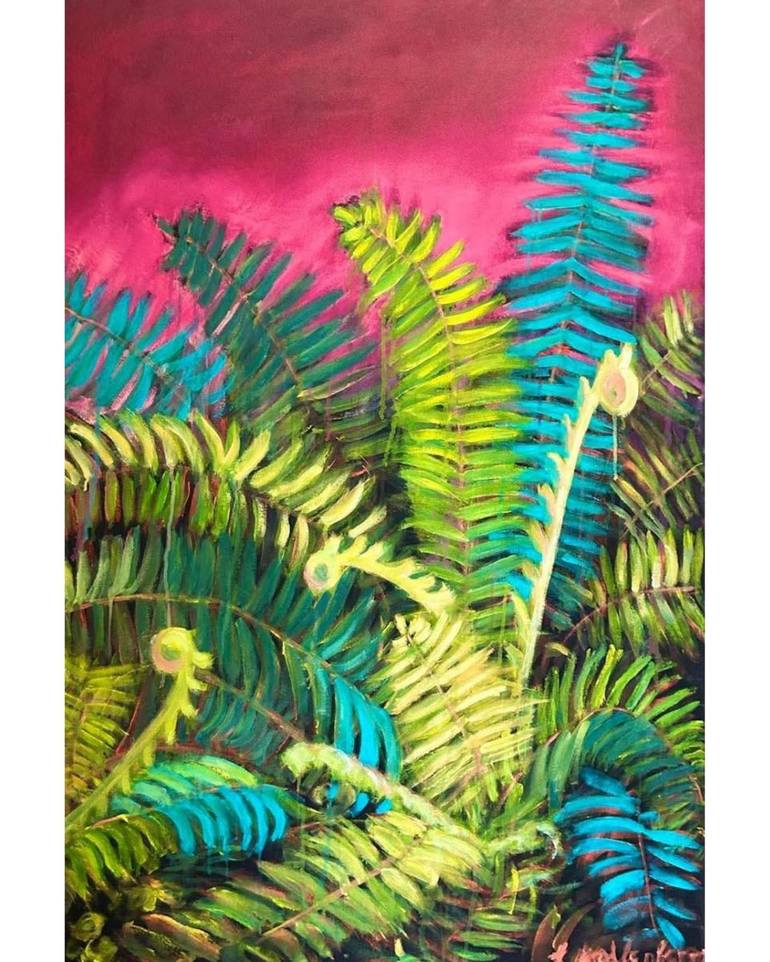 Original Impressionism Nature Painting by Leah Kohlenberg