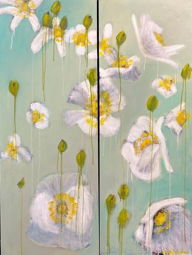 Original Impressionism Floral Paintings by Leah Kohlenberg