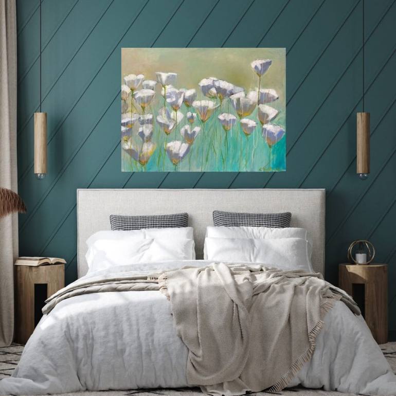 Original Floral Painting by Leah Kohlenberg