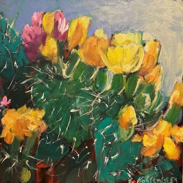 Original Impressionism Floral Paintings by Leah Kohlenberg