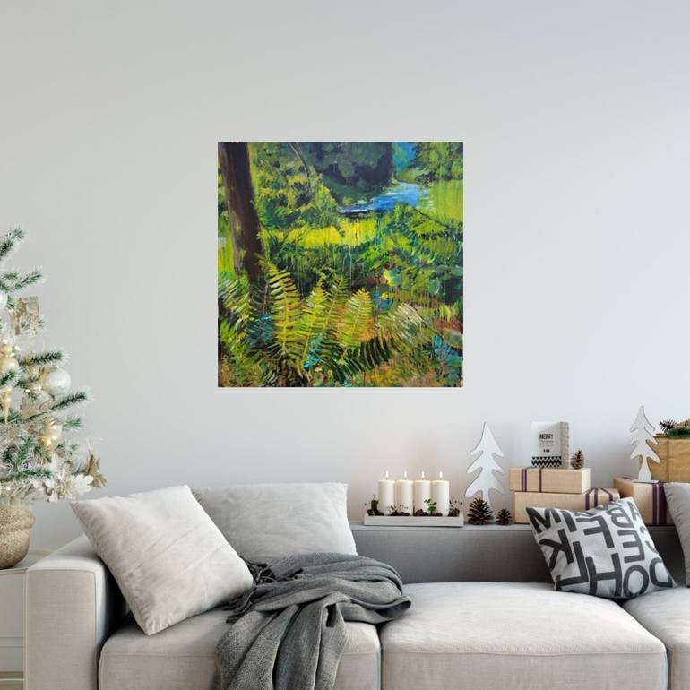 Original Impressionism Nature Painting by Leah Kohlenberg