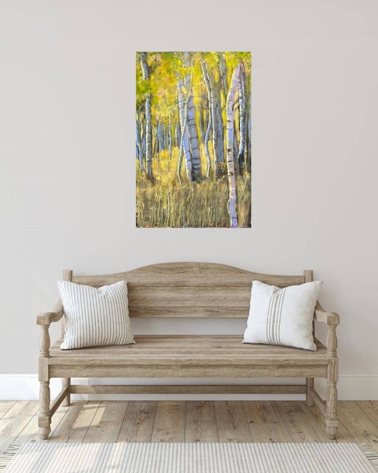 Original Impressionism Nature Painting by Leah Kohlenberg