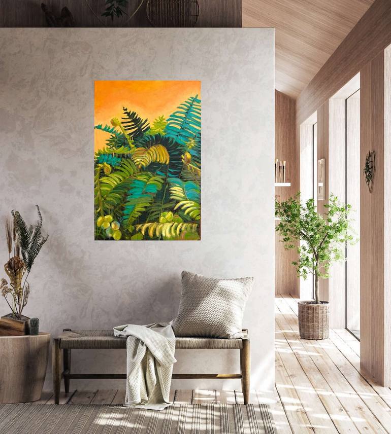 Original Impressionism Nature Painting by Leah Kohlenberg