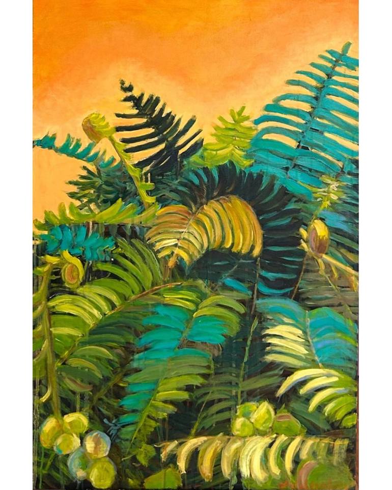 Original Impressionism Nature Painting by Leah Kohlenberg