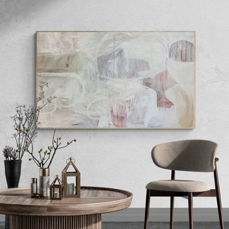 Original Abstract Expressionism Abstract Painting by Claudia Trongmo