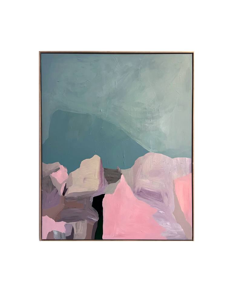 Original Abstract Expressionism Abstract Painting by Claudia Trongmo