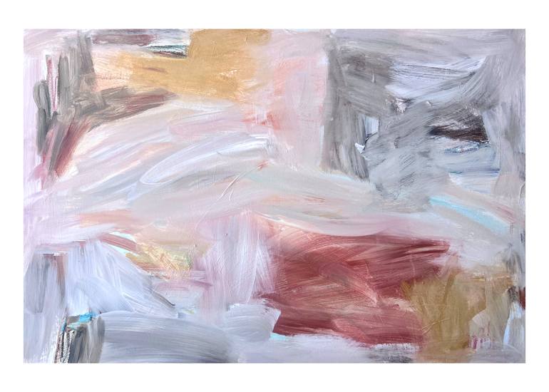 Original Abstract Expressionism Abstract Painting by Claudia Trongmo