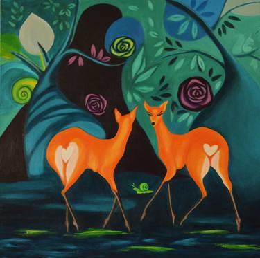 Original Animal Paintings by Cynthia Lu