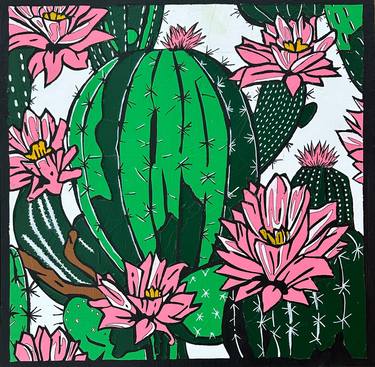 Original Pop Art Floral Paintings by Brad Antifolk