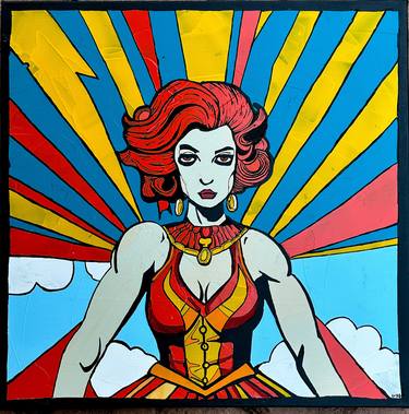 Original Pop Art Women Paintings by Brad Antifolk