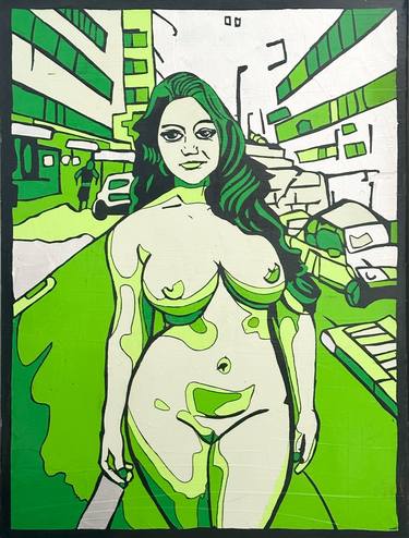 Original Contemporary Nude Paintings by Brad Antifolk