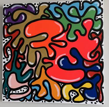 Original Pop Art Fish Paintings by Erin Wendell
